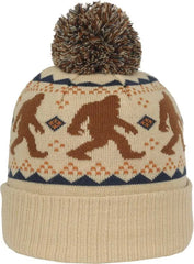 OC Sports KNF-WILD Graphic Watch Beanie with Pom - Sasquatch - Sasquatch / OSFM
