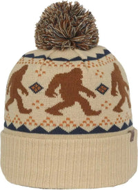 OC Sports KNF-WILD Graphic Watch Beanie with Pom - Sasquatch - Sasquatch / OSFM