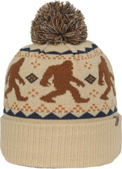 OC Sports KNF-WILD Graphic Watch Beanie with Pom - Sasquatch - Sasquatch / OSFM