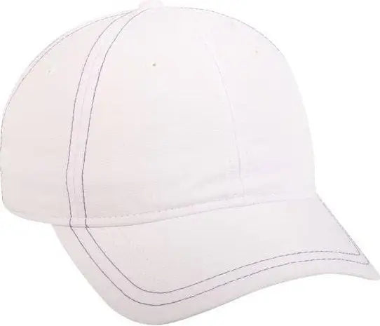 OC Sports LCS-550 Moisture Wicking Ladies Fit Cap - White Purple - White Purple / 6 7/8’’ - 7 1/2’’