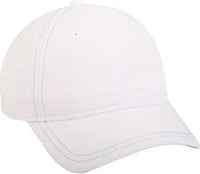 OC Sports LCS-550 Moisture Wicking Ladies Fit Cap - White Teal - White Teal / 6 7/8’’ - 7 1/2’’