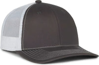 OC Sports MB2020 Modern Trucker Cap Cap - Charcoal White - White / OSFM