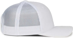 OC Sports MB2020 Modern Trucker Cap Cap - White White - White / OSFM