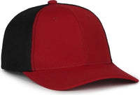 OC Sports MB2020PF Modern Performance Trucker Cap - Cardinal Black - Black / OSFM