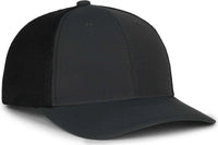 OC Sports MB2020PF Modern Performance Trucker Cap Graphite Black Black / OSFM