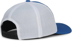 OC Sports MB2020PF Modern Performance Trucker Cap - Royal White - White / OSFM