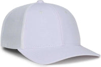 OC Sports MB2020PF Modern Performance Trucker Cap - White White - White / OSFM