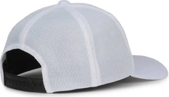 OC Sports MB2020PF Modern Performance Trucker Cap - White White - White / OSFM