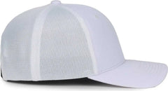 OC Sports MB2020PF Modern Performance Trucker Cap - White White - White / OSFM