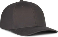 OC Sports MB2021 Modern Adjustable Solid Back Cap - Charcoal - Dark Gray / OSFM