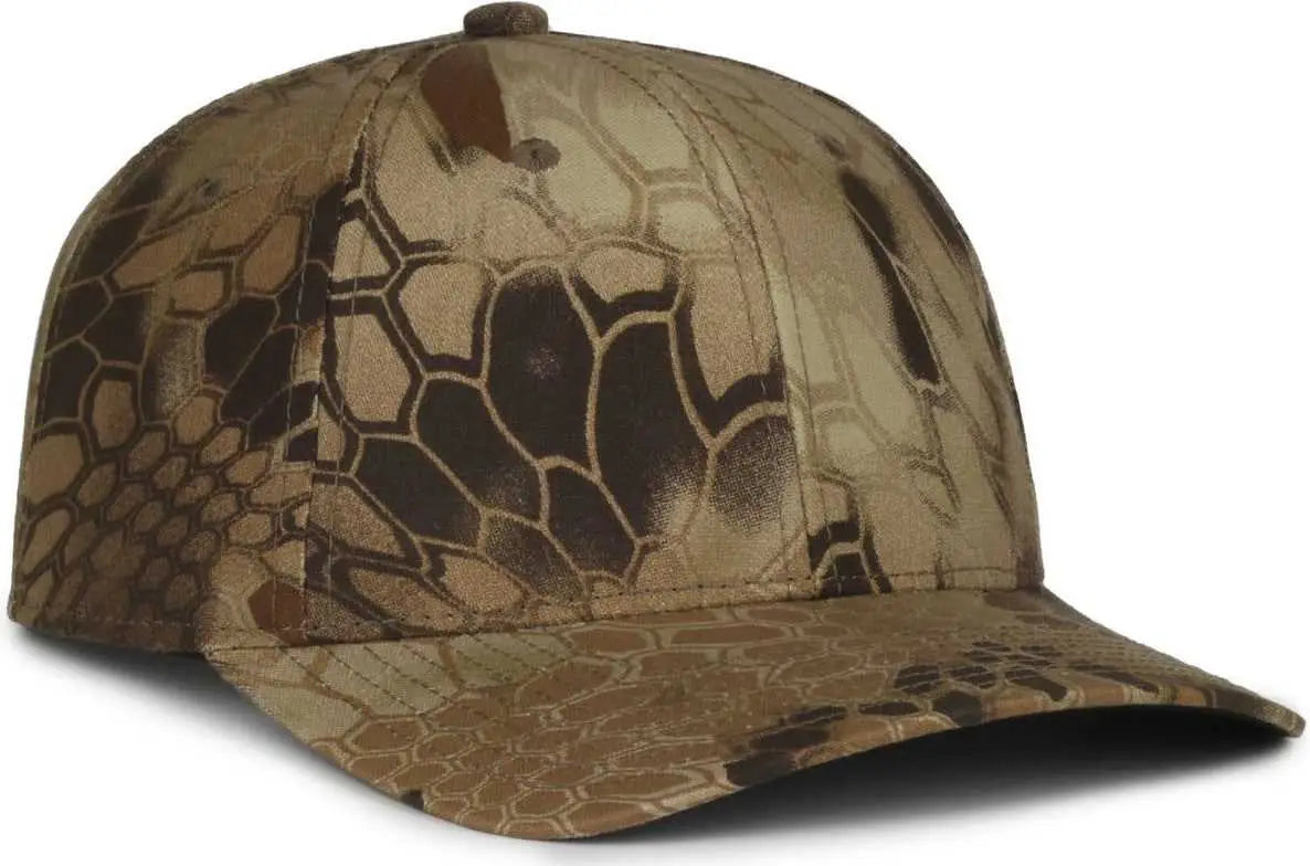 OC Sports MB2021CAMO Modern Camo Adjustable Solid Back Cap - Kryptek Highlander - Kryptek / OSFM