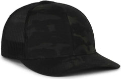 OC Sports MC-002C Loop Patch Cap - Multicam Black - Multicam Black / 6 7/8’’ - 7 1/2’’