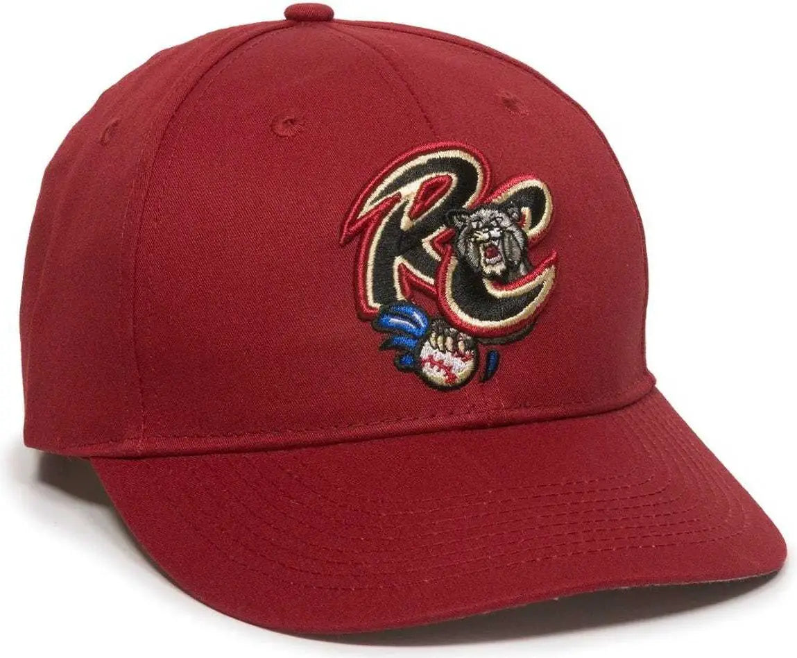 OC Sports MIN-253 Minor League Replica Caps - Sacramento River Cats - Cardinal / 6 3/8’’ - 7’’