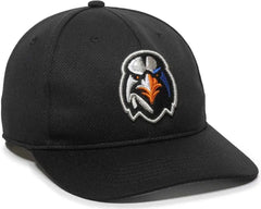OC Sports MIN-350 MiLB Replica Polyester Baseball Cap - Aberdeen Ironbirds Black - Black / 6 3/8’’ - 7’’