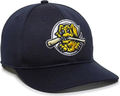 OC Sports MIN-350 MiLB Replica Polyester Baseball Cap - Charleston Riverdogs Navy - Navy / 6 3/8’’ - 7’’