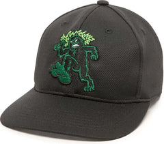 OC Sports MIN-350 MiLB Replica Polyester Baseball Cap - Eugene Emeralds Black