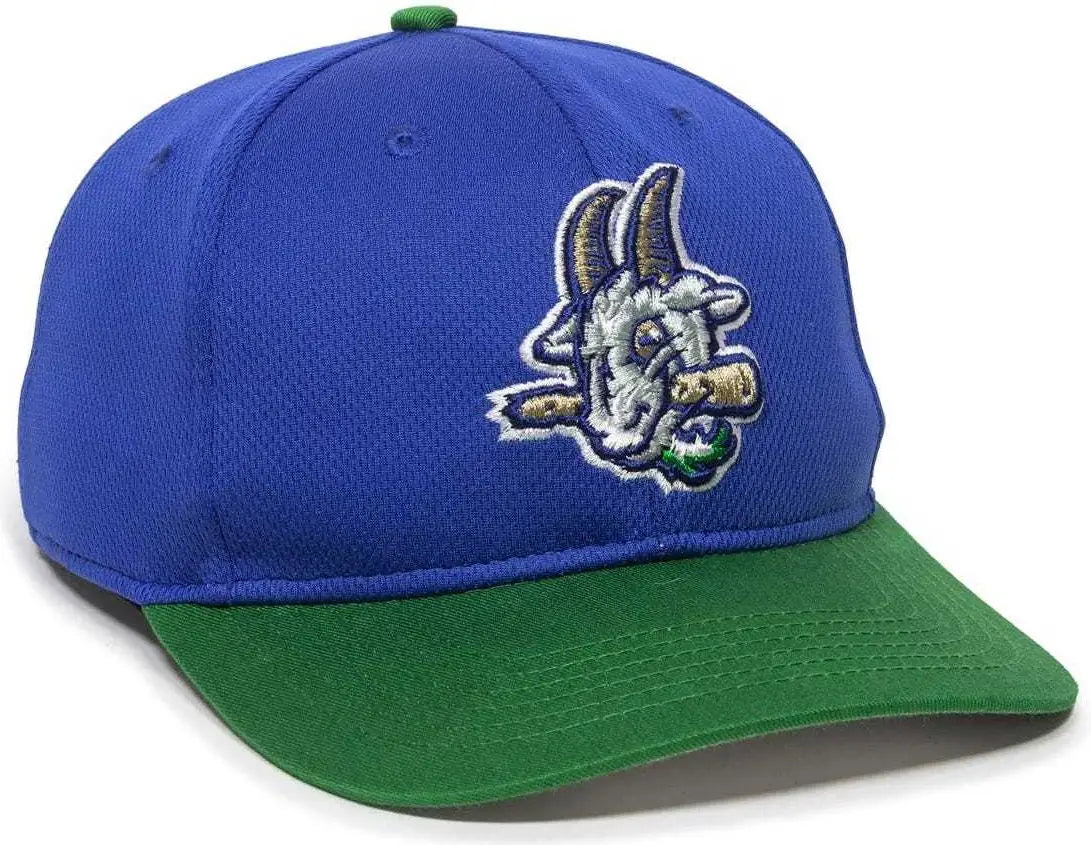 OC Sports MIN-350 MiLB Replica Polyester Baseball Cap - Hartford Yard Goats - Royal Kelly / 6 3/8’’ - 7’’