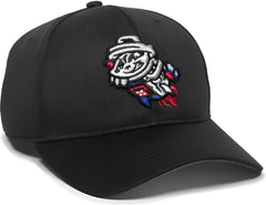 OC Sports MIN-350 MiLB Replica Polyester Baseball Cap - Rocket City Trash Pandas Black 2RCTP - Black / 6 3/8’’ - 7’’