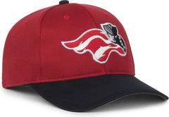 OC Sports MIN-350 MiLB Replica Polyester Baseball Cap - Somerset Patriots Brick Navy 2SP - Brown Navy / Youth