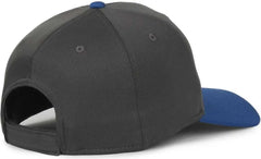 OC Sports MIN-350 MiLB Replica Polyester Baseball Cap - Tulsa Drillers Graphite Royal 2TD