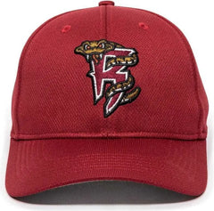 OC Sports MIN-350 MiLB Replica Polyester Baseball Cap - Wisconsin Timber Rattlers Cardinal