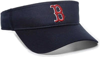 OC Sports MLB-185 Traditional Visor - Boston Red Sox - Navy / One Size Fits Most