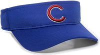 OC Sports MLB-185 Traditional Visor - Chicago Cubs - Royal / One Size Fits Most
