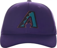 OC Sports MLB 350 MLB Polyester Baseball Adjustable Cap Arizona Diamondbacks Legacy Purple / 6 3/8’’ 7’’