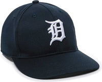 OC Sports MLB 350 MLB Polyester Baseball Adjustable Cap Detroit Tigers Home Navy / 6 3/8’’ 7’’