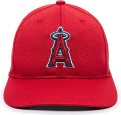 OC Sports MLB-350 MLB Polyester Baseball Adjustable Cap - Los Angeles Angels Home & Road