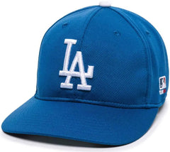 OC Sports MLB-350 MLB Polyester Baseball Adjustable Cap - Los Angeles Dodgers Home & Road
