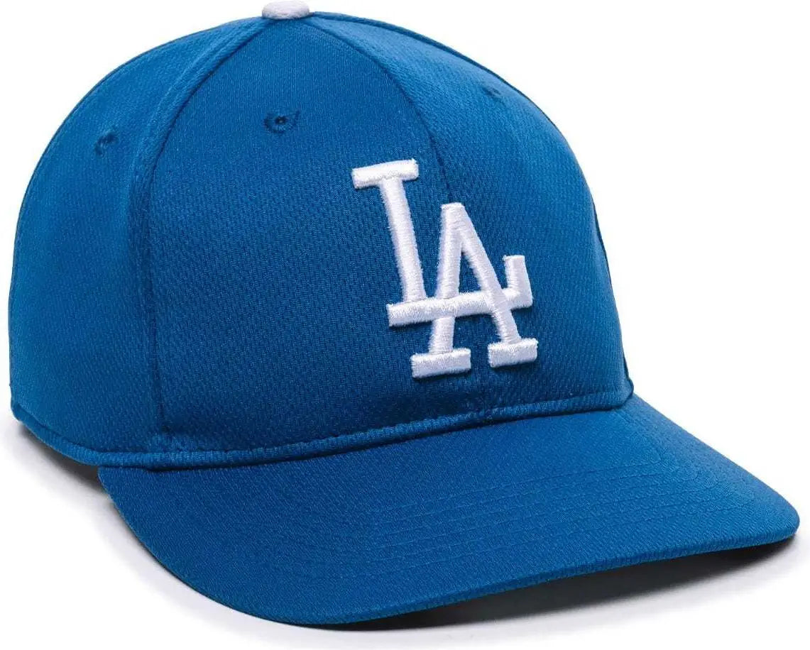 OC Sports MLB-350 MLB Polyester Baseball Adjustable Cap - Los Angeles Dodgers Home & Road - Royal / 6 3/8’’ - 7’’