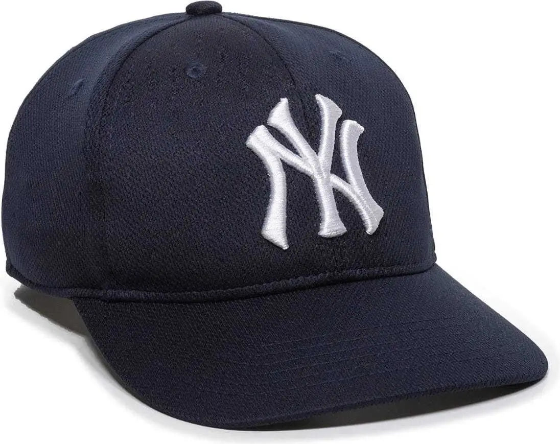 OC Sports MLB-350 MLB Polyester Baseball Adjustable Cap - New York Yankees Home & Road - Navy / 6 3/8’’ - 7’’