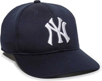 OC Sports MLB-350 MLB Polyester Baseball Adjustable Cap - New York Yankees Home & Road - Navy / 6 3/8’’ - 7’’