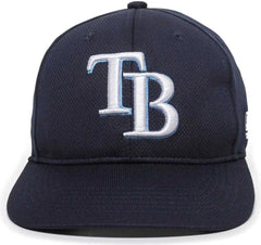 OC Sports MLB-350 MLB Polyester Baseball Adjustable Cap - Tampa Bay Rays Home and Road