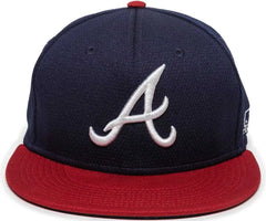 OC Sports MLB-400 MLB Mesh Baseball Cap - Atlanta Braves