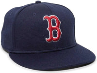 OC Sports MLB-400 MLB Mesh Baseball Cap - Boston Red Sox - Navy / 6 3/8’’ - 7’’