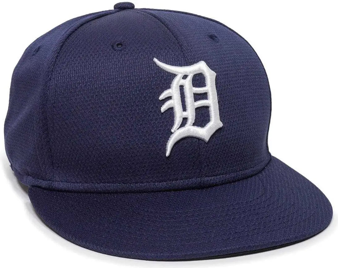 OC Sports MLB-400 MLB Mesh Baseball Cap - Detroit Tigers Home - Navy / 6 3/8’’ - 7’’