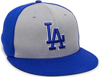 OC Sports MLB-400 MLB Mesh Baseball Cap - Los Angeles Dodgers Colorblock - White Red / 6 3/8’’ - 7’’