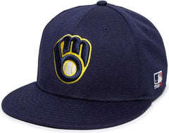 OC Sports MLB-400 MLB Mesh Baseball Cap - Milwaukee Brewers Home and Road