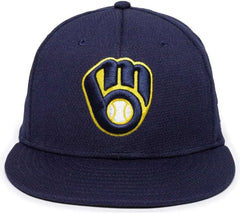 OC Sports MLB-400 MLB Mesh Baseball Cap - Milwaukee Brewers Home and Road