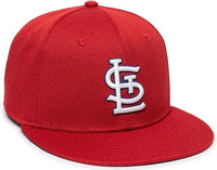 OC Sports MLB-400 MLB Mesh Baseball Cap - St. Louis Cardinals - Red / 6 3/8’’ - 7’’