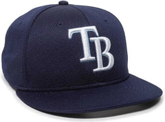 OC Sports MLB-400 MLB Mesh Baseball Cap - Tampa Bay Rays - Royal / 6 3/8’’ - 7’’