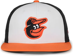 OC Sports MLB-450 Performance Baseball Cap - Baltimore Orioles White
