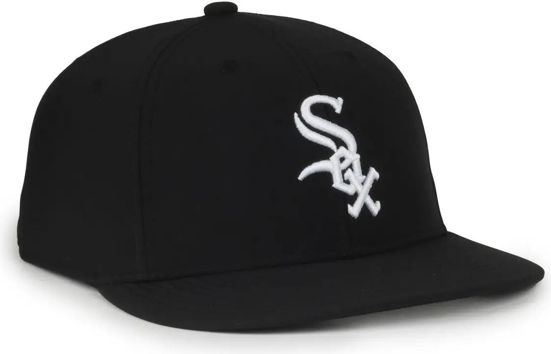 OC Sports MLB-450 Performance Baseball Cap - Chicago White Sox - Black / 6 3/8’’ - 7’’