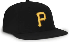 OC Sports MLB-450 Performance Baseball Cap - Pittsburgh Pirates - Black / 6 3/8’’ - 7’’