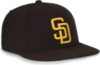 OC Sports MLB-450 Performance Baseball Cap - San Diego Padres - Brown / 6 3/8’’ - 7’’