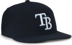 OC Sports MLB-450 Performance Baseball Cap - Tampa Bay Rays - Navy / 6 3/8’’ - 7’’