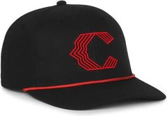 OC Sports MLB-550CC City Connect Series - Cincinnati Reds - Black / 6 3/8’’ - 7’’