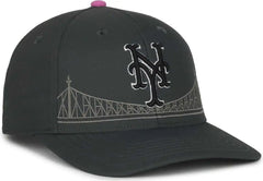 OC Sports MLB-550CC City Connect Series - NY Mets - Dark Gray / Youth
